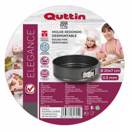 MOLDE TARTA DESMONTABLE 20X6.8CM