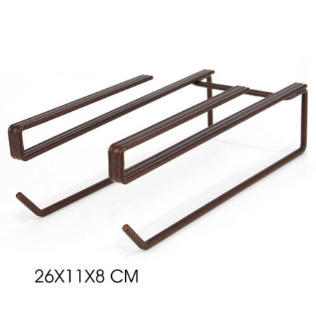 PORTA ROLLO COCINA - MARRÓN