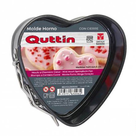 MOLDE CORAZÓN DESMONTABLE 11X10.4X4.6CM