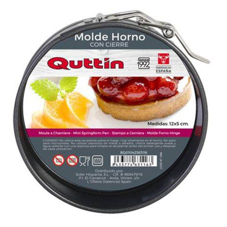 MOLDE TARTA DESMONTABLE 12X5CM