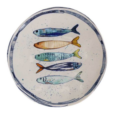 Plato postre 20 cm peces