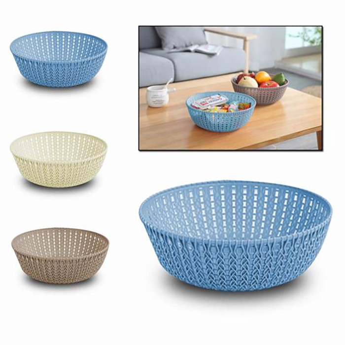 CESTA REDONDA 22.5X7.7CM