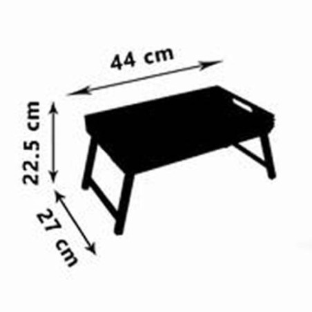 BANDEJA PARA CAMA 44X27X22.5 BAMBÚ