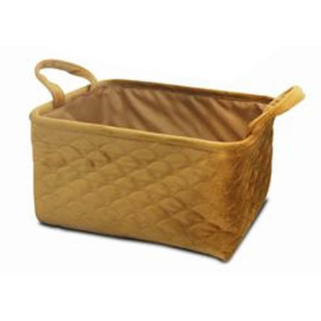 CESTO TERCIOPELO RECTANGULAR 16X30X21CM