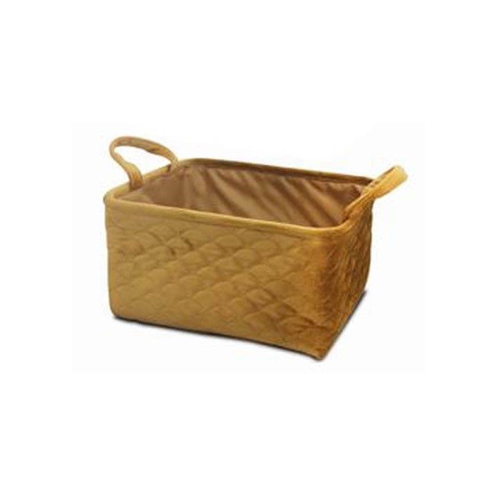 CESTO TERCIOPELO RECTANGULAR 20X36X26CM
