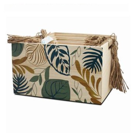 Caja almacenaje - Tropical 31x21x16cm