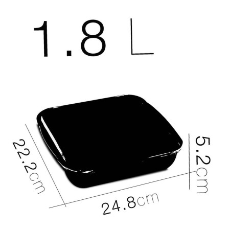 Fuente horno cuadrada 24.8x22.2x5.2cm