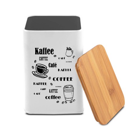 Bote cocina metal té/café/azúcar