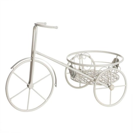 MACETERO BICI CREMA FORJA