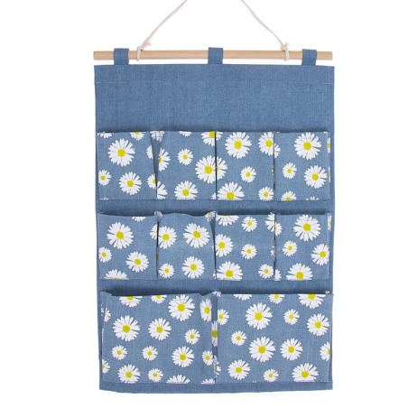 ORGANIZADOR DE ARMARIOS 10 BOLSILLOS MARGARITAS