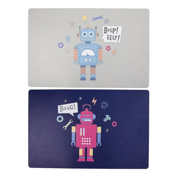 MANTEL INDIVIDUAL PVC - ROBOTS