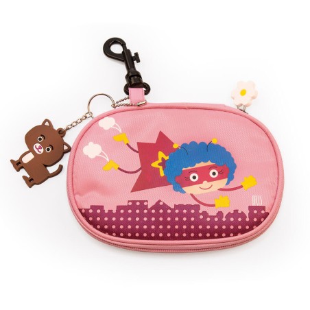 PORTA BOCADILLOS NIÑOS - ROSA