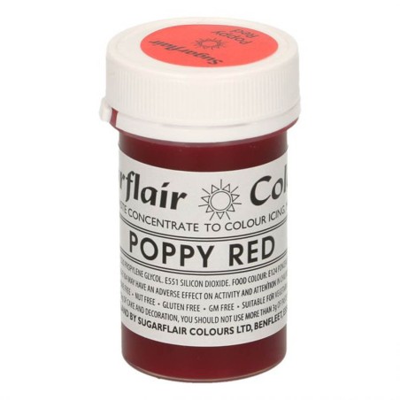 COLORANTE ROJO AMAPOLA 25GR