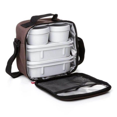 BOLSA TERMICA MARRON +2 TUPPER