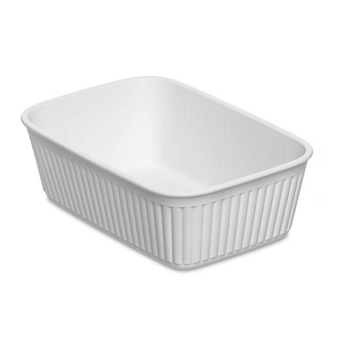 CESTO ALMACENAJE BLANCO 11X17X5,6CM