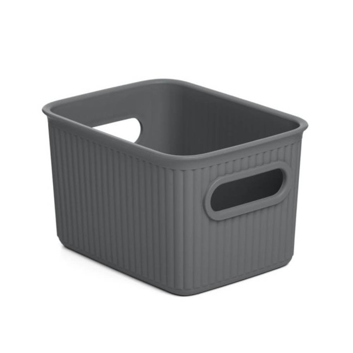 CESTO ALMACENAJE 1.50L GRIS