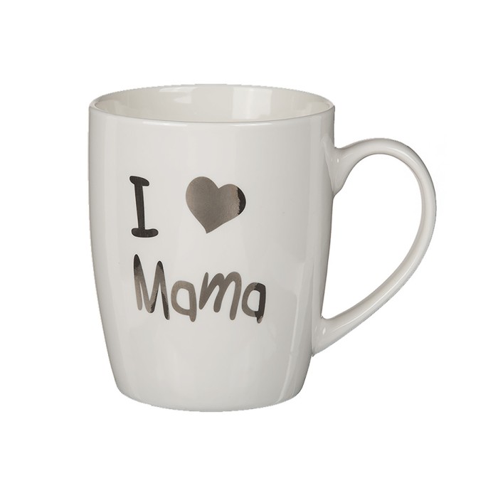 TAZA I LOVE MAMÁ 10X8 CM