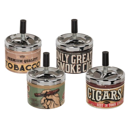 CENICERO CON TAPA PRESION TOBACO