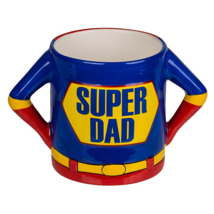 TAZA CERÁMICA SUPER PAPÁ 18X11CM