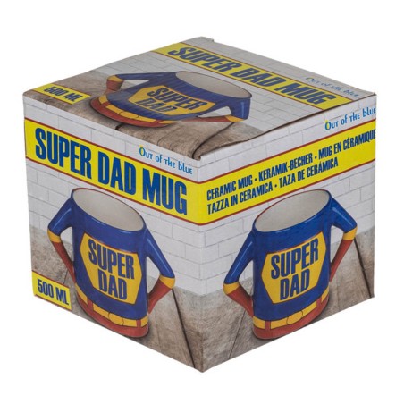 TAZA CERÁMICA SUPER PAPÁ 18X11CM