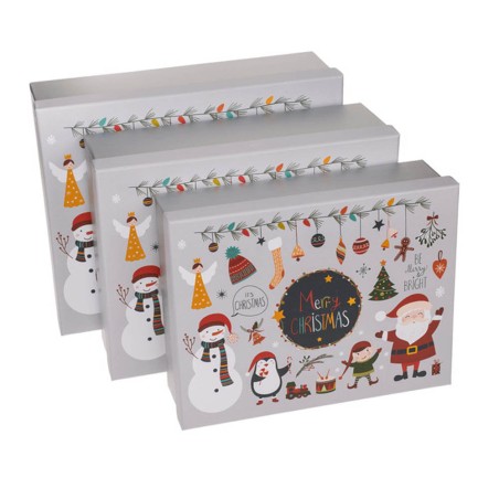 CAJA 3/3 NAVIDAD CARTON