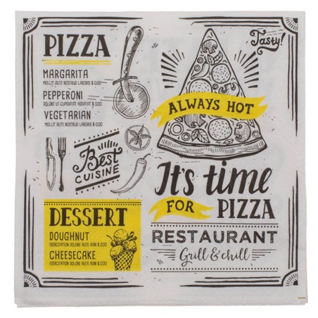 SERVILLETAS DE PAPEL - TASTY 33CM