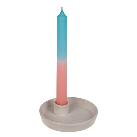 Velas dip die - Turquesa/albaricoque 20cm