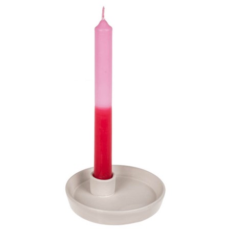 3 velas Dip die - rosa/rojo 20cm