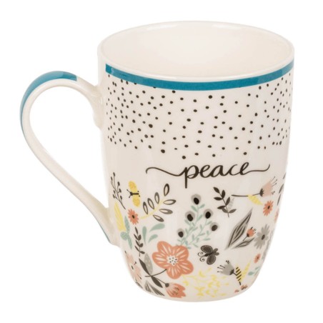 Taza desayuno - Flower power 300ml