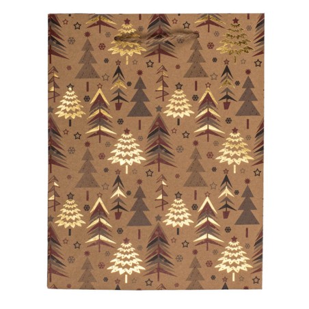 Bolsa regalo Navidad - 4 diseños 18x23x8cm