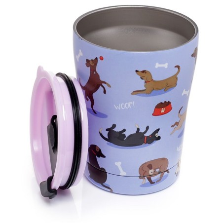 Taza térmica perrito