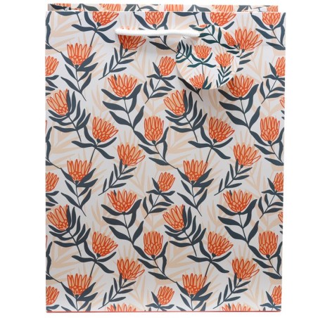 BOLSA REGALO - FLORES 33X26X12CM