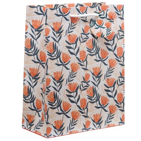 BOLSA REGALO - FLORES 33X26X12CM