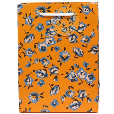 BOLSA REGALO - PEONIAS 23X17X9CM