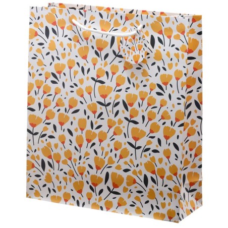 BOLSA REGALO - AMAPOLAS 40X35X12,5CM