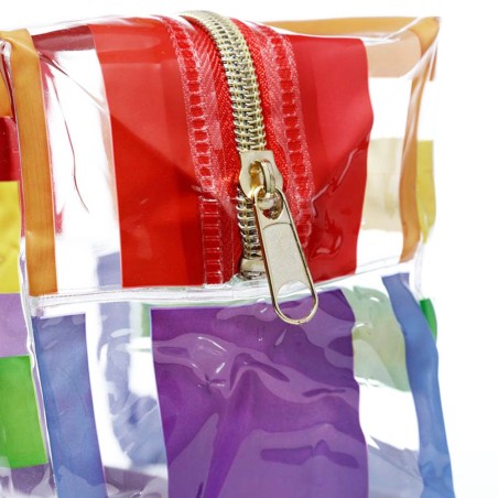 Neceser transparente - Arcoiris