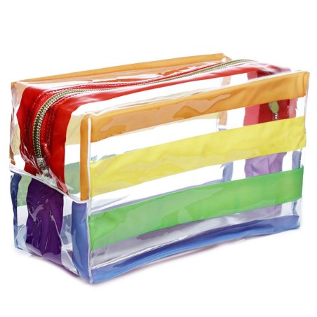 Neceser transparente - Arcoiris