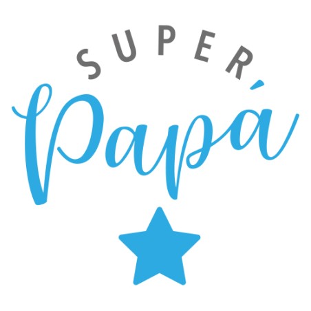 VINILO 20X18CM SUPER PAPA