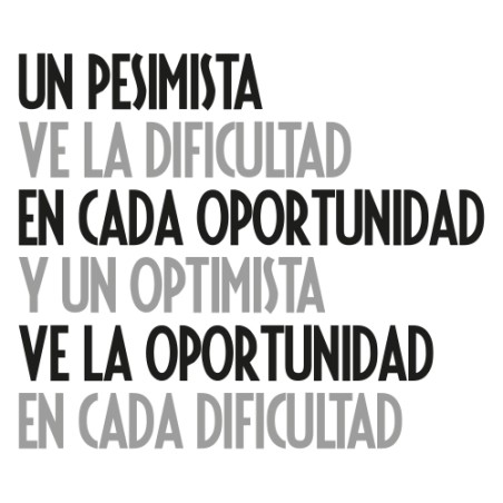 VINILO 20X18CM OPTIMISTA