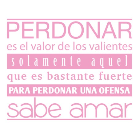 VINILO 20X18CM PERDONAR
