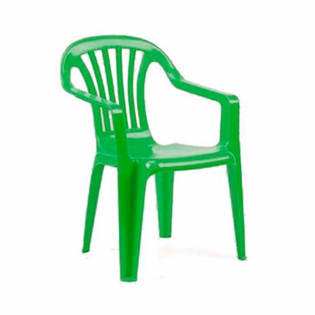 silla infantil verde