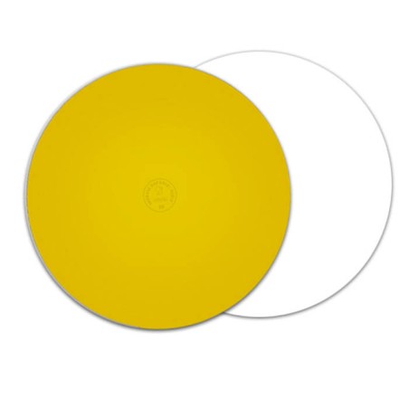 BASE REDONDA 23CM ORO/BLANCO