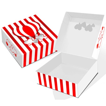 CAJA 20X20X7.50CM CORAZON 