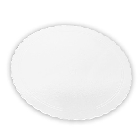 BASE PARA TARTA 26CM BLANCA ONDULADA