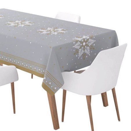 Mantel Navidad plata 1.2X5m