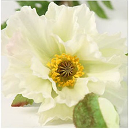 FLOR ARTIFICIAL PAPAVER BLANCO