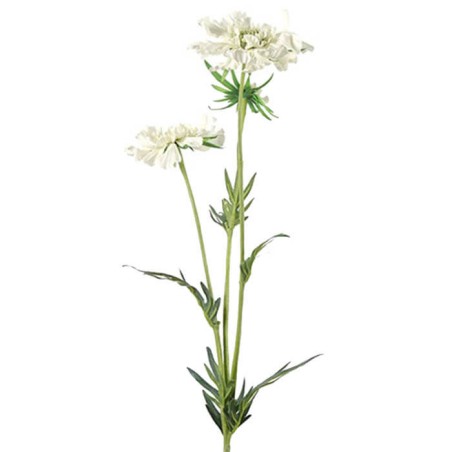 FLOR ARTIFICIAL SCABIOSA CREMA