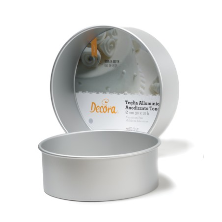 Molde redondo de aluminio 15x10cm