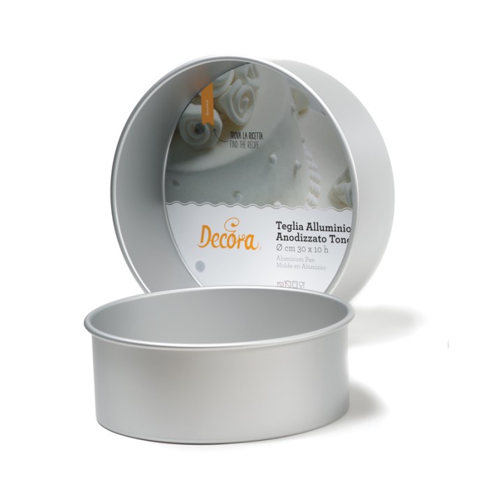 Molde de aluminio redondo 25x10cm