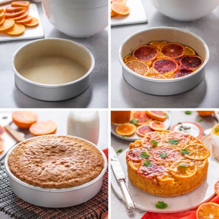 Molde de aluminio redondo 25x10cm